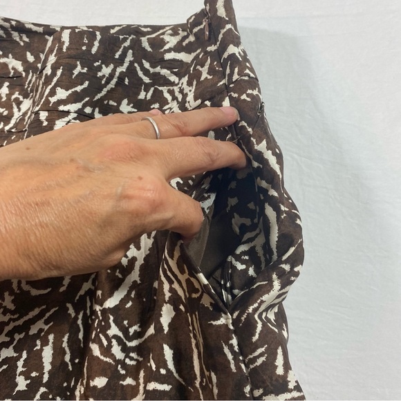 Banana Republic Balloon Mini Skirt women’s 0 fully lined side zipper pockets - Picture 7 of 11